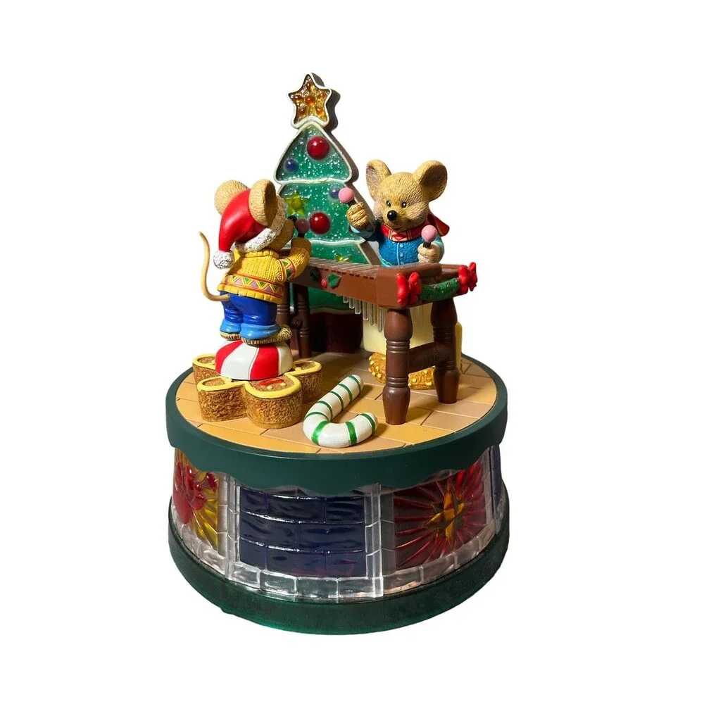 Enesco Style‎ Christmas Xylophone Multi-Action/Lights Music Box